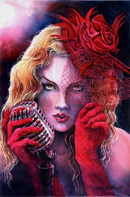 Singer in Red Gloves
21x14” - $600
Matted, framed
18 x 12” Matted
Giclée Print - $45